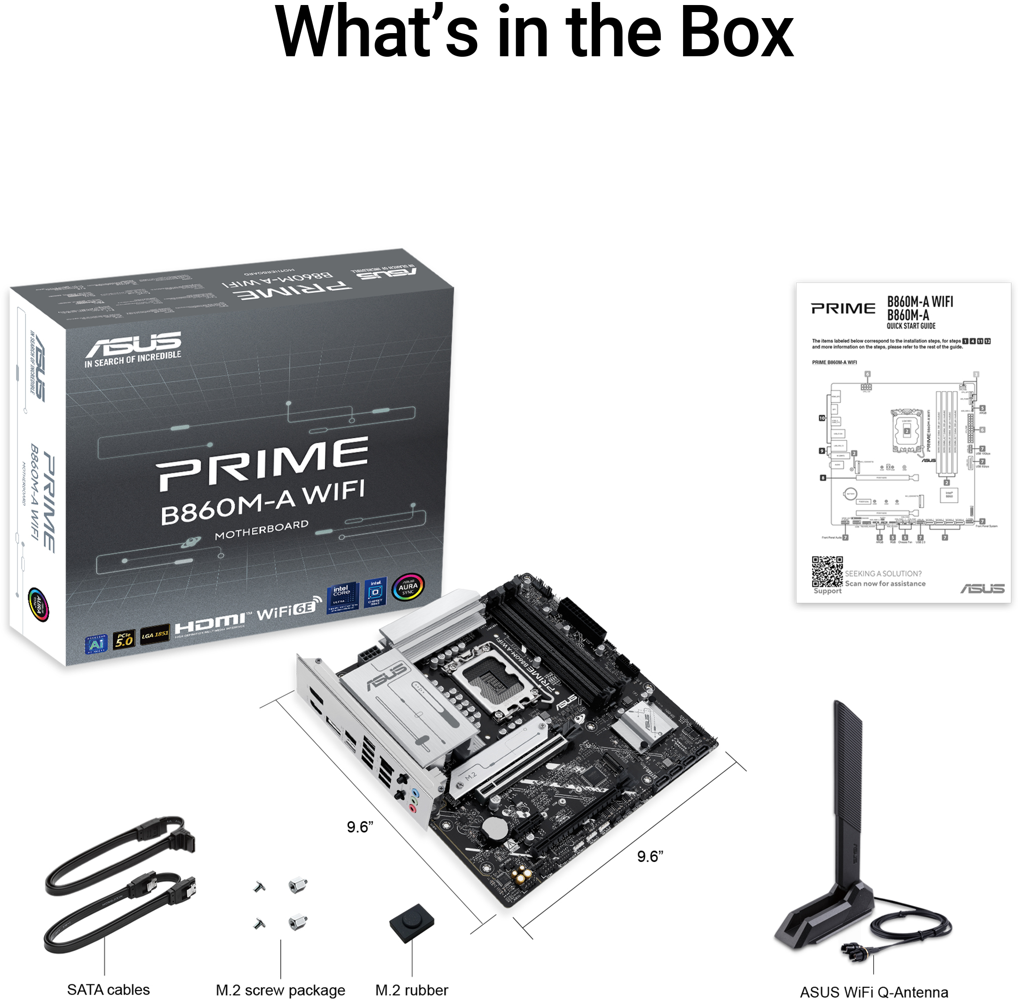 Asus - Motherboard Asus PRIME B860M-A WiFi