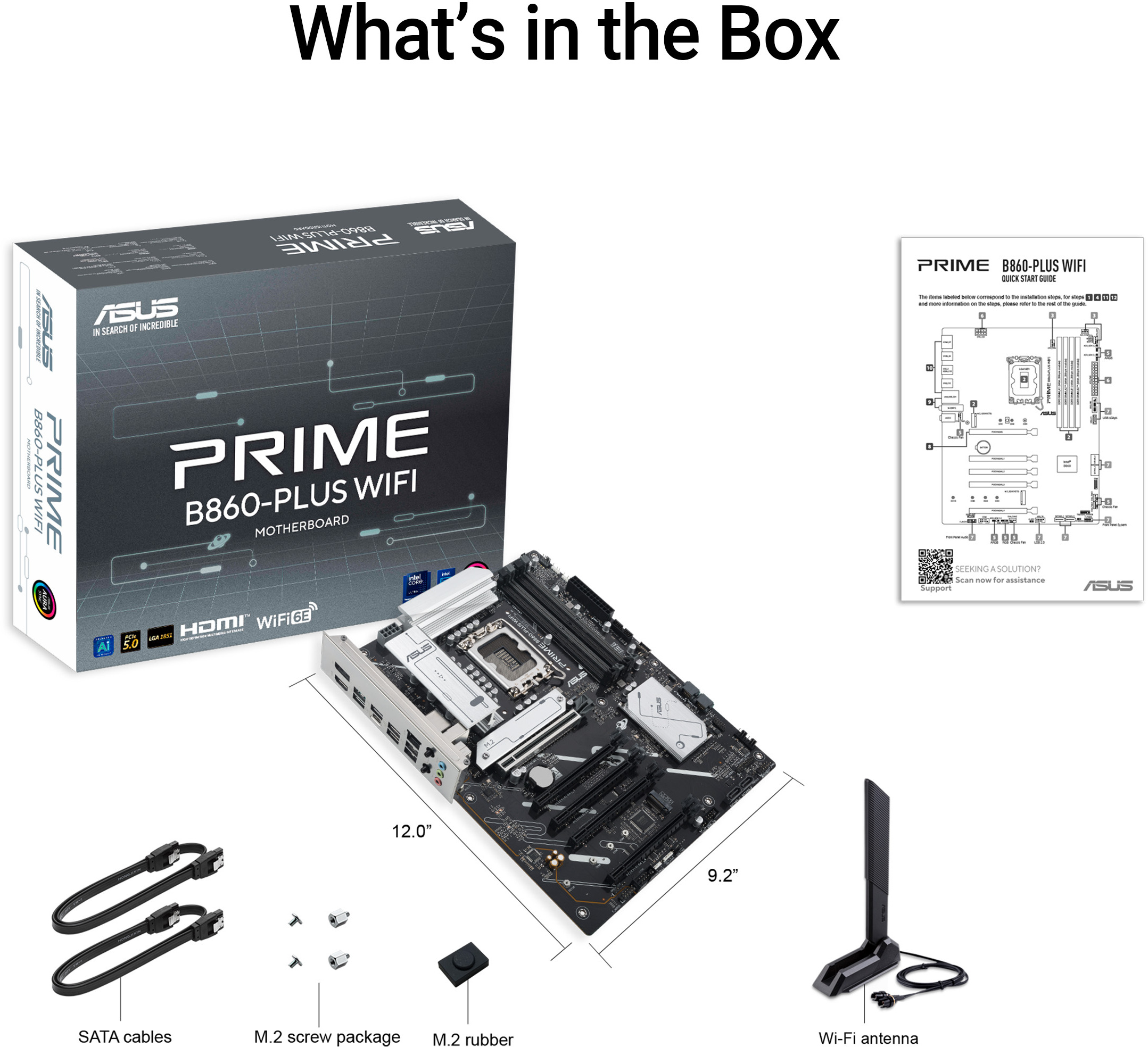 Asus - Motherboard Asus PRIME B860-PLUS WiFi