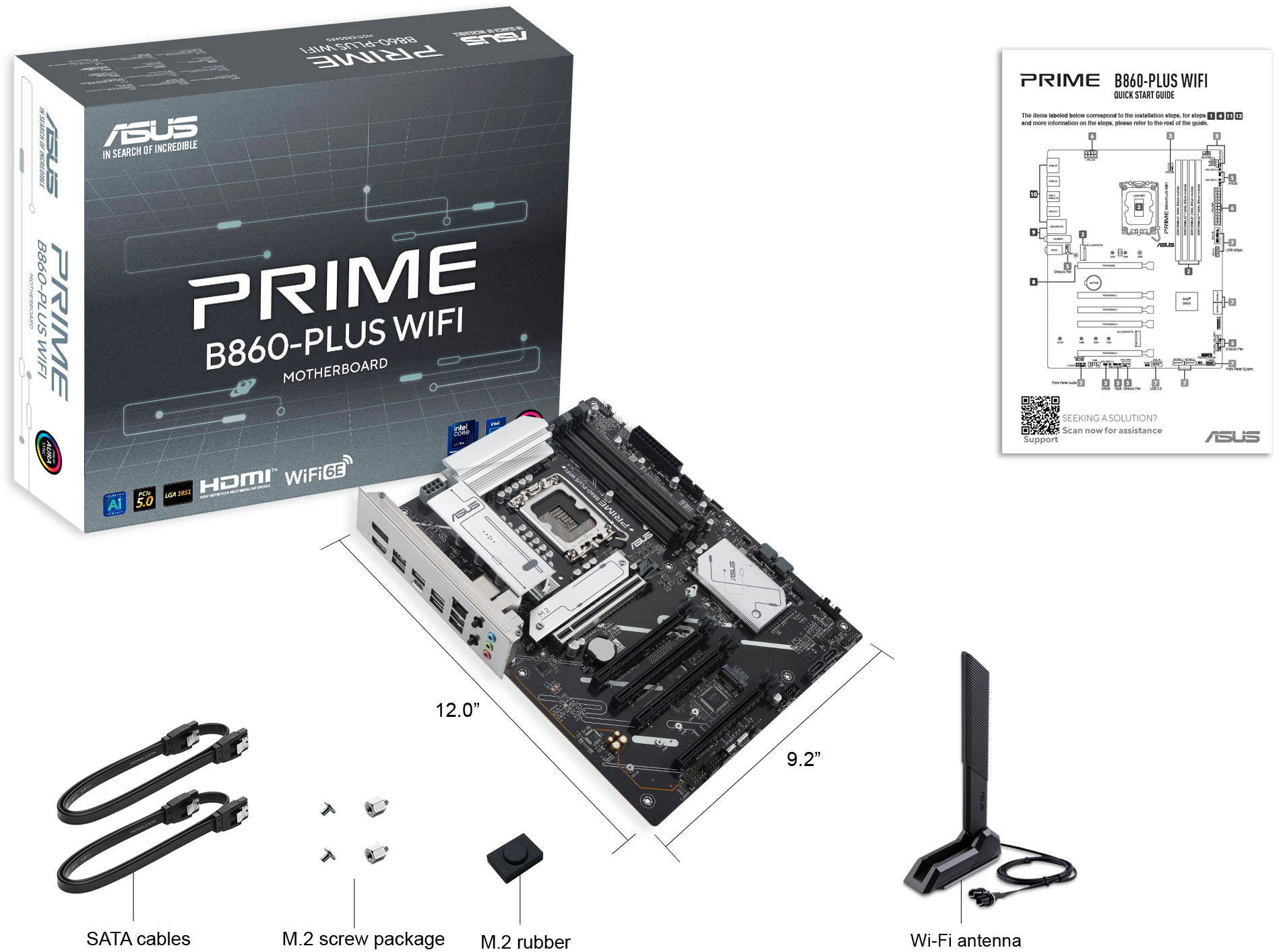 Asus - Motherboard Asus PRIME B860-PLUS WiFi