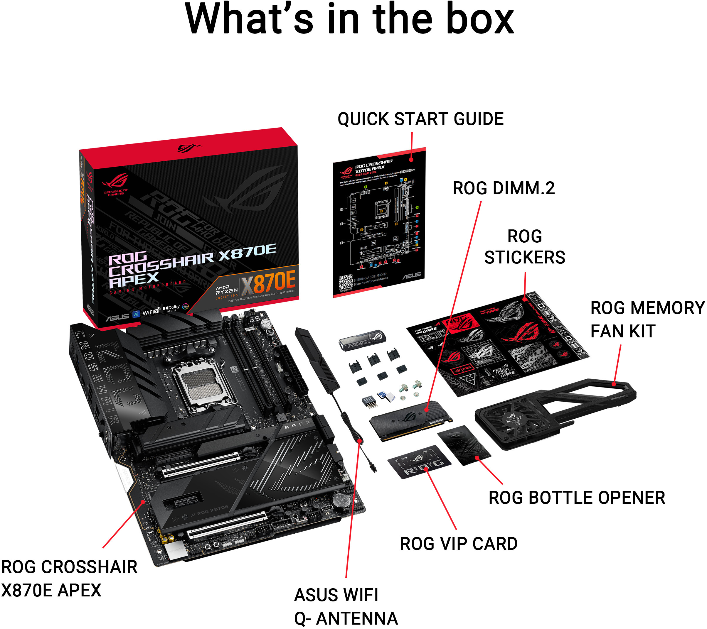 Asus - Motherboard Asus ROG Crosshair X870E Apex