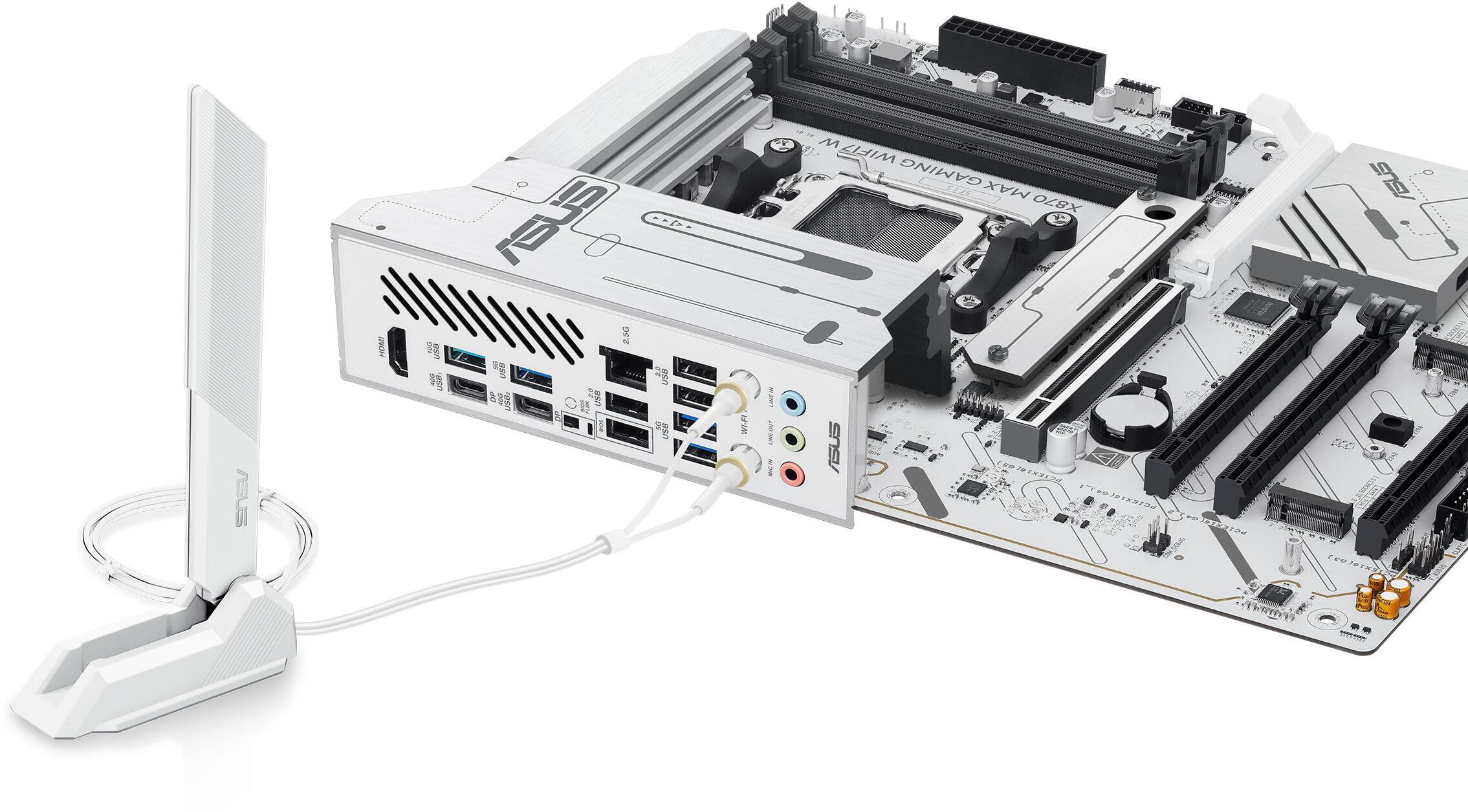Asus - Motherboard Asus X870 MAX Gaming White WiFi