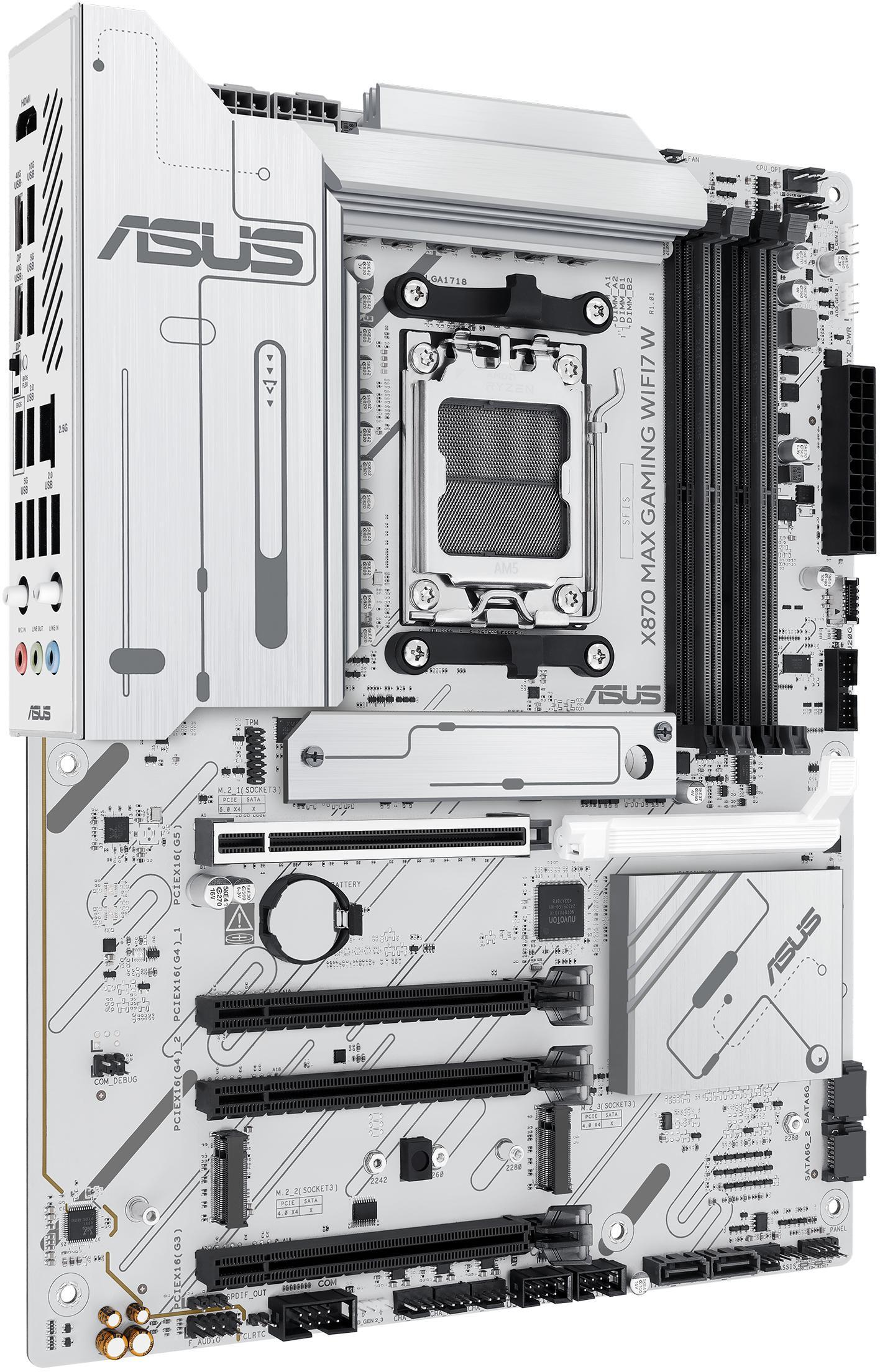 Asus - Motherboard Asus X870 MAX Gaming White WiFi