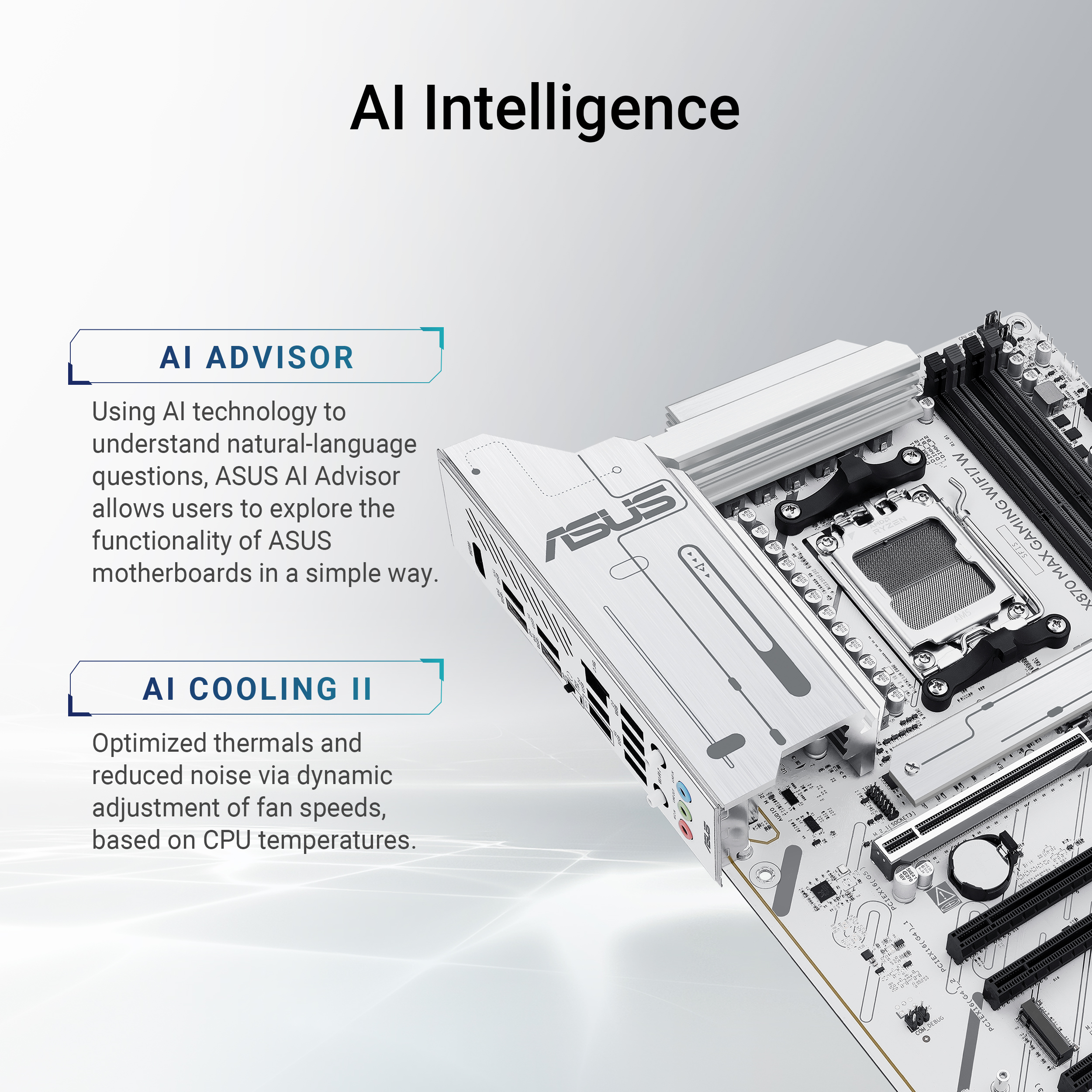 Asus - Motherboard Asus X870 MAX Gaming White WiFi