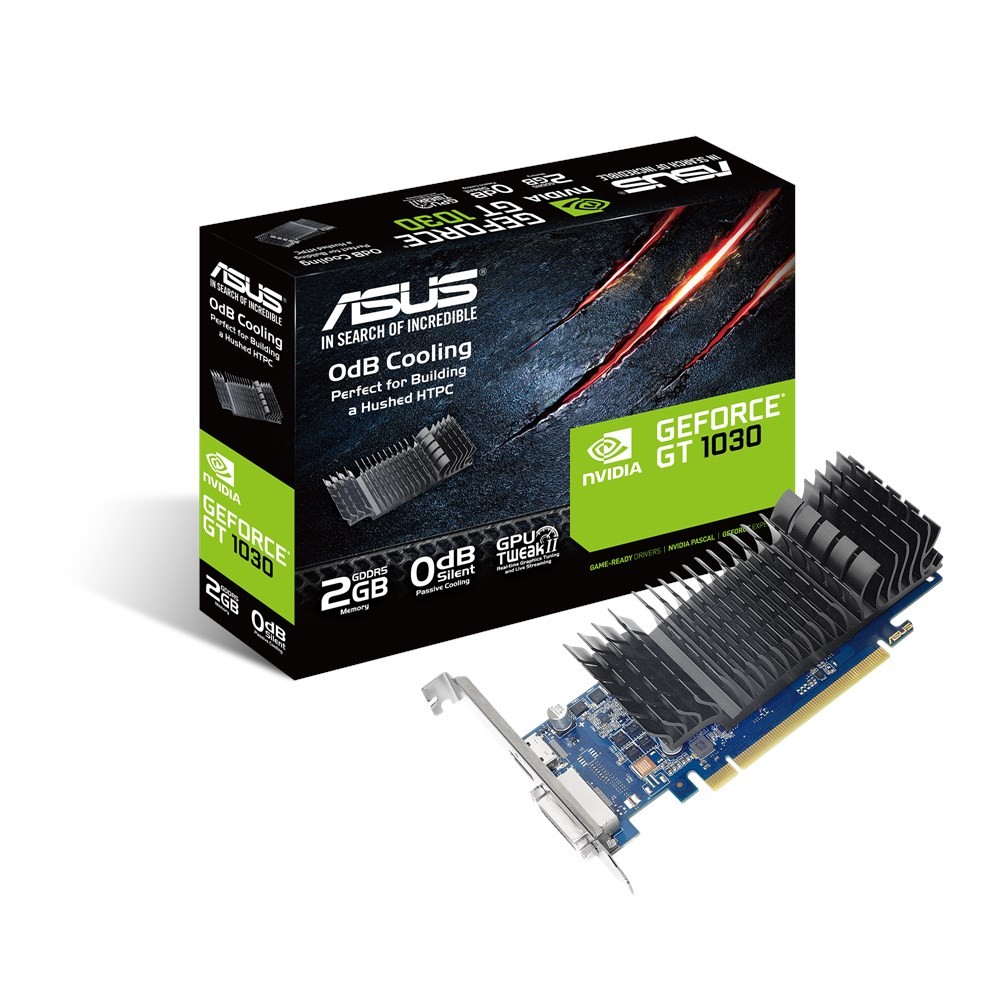 Asus - Gráfica Asus GeForce® GT 1030 Silent 2GB GDDR5