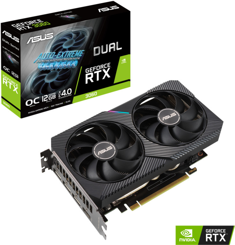 Asus - Gráfica Asus GeForce® RTX 3060 Dual OC V2 12GB GDDR6