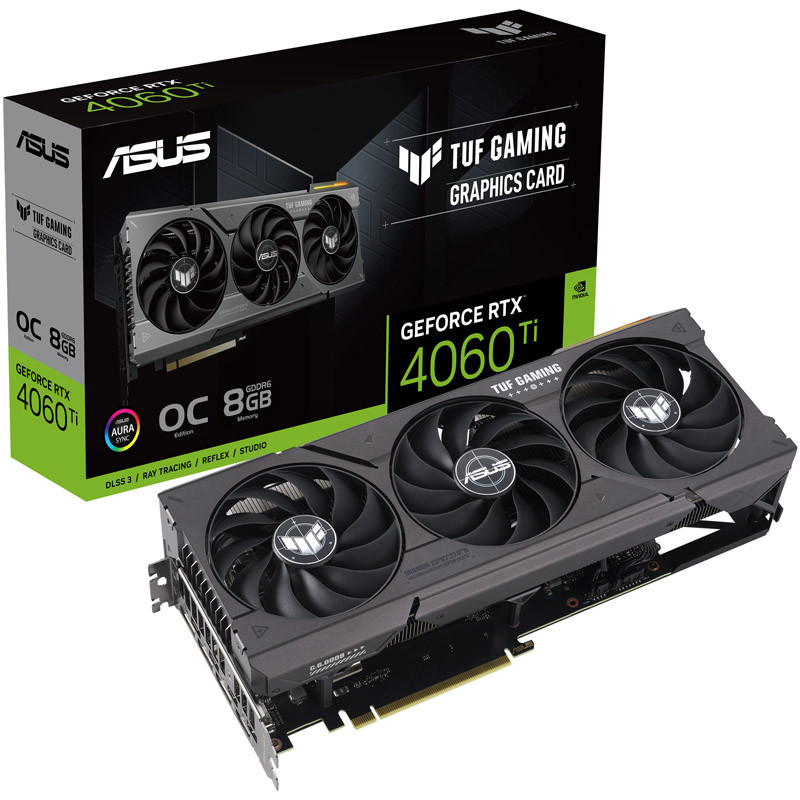 Picture of Picture of Gráfica Asus GeForce® RTX 4060 Ti TUF Gaming OC 8GB GDDR6 DLSS3