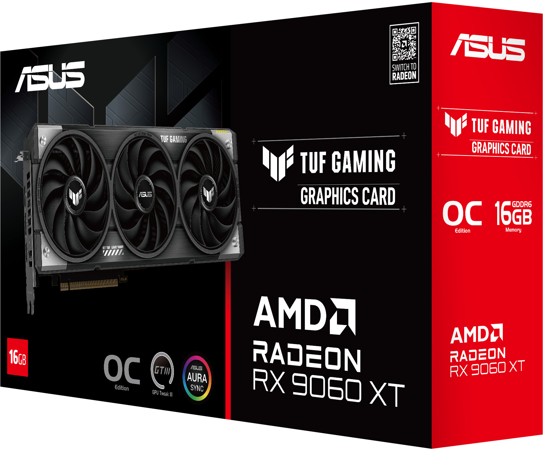 Picture of Picture of Gráfica Asus Radeon RX 9060 XT TUF Gaming OC 16GB GDDR6