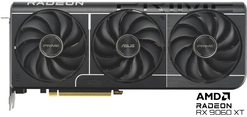 Asus - Gráfica Asus Radeon RX 9060 XT Prime OC 16GB GDDR6