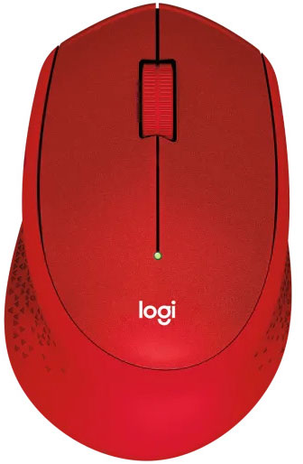 Logitech - Rato Óptico Logitech M330 Silent Plus Wireless 1000DPI Vermelho