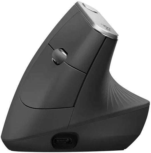 Logitech - Rato Óptico Logitech MX Vertical Advanced Ergonómico Wireless 4000DPI Preto