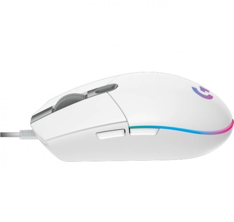 Logitech - Rato Gaming Logitech G Series G203 LightSync RGB 8000DPI Branco