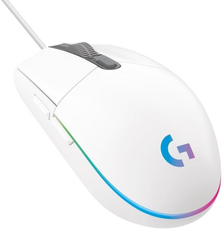 Logitech - Rato Gaming Logitech G Series G203 LightSync RGB 8000DPI Branco