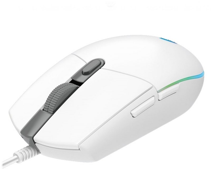 Logitech - Rato Gaming Logitech G Series G203 LightSync RGB 8000DPI Branco