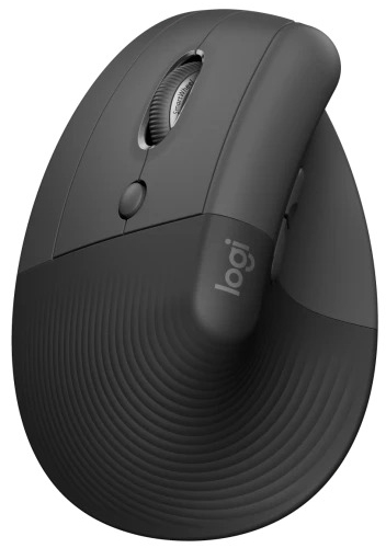 Picture of Picture of Rato Laser Logitech Lift Vertical Ergonómico Wireless 4000DPI Graphite Mão Esquerda