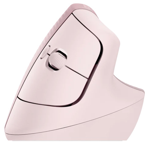 Logitech - Rato Laser Logitech Lift Vertical Ergonómico Wireless 4000DPI Rosa