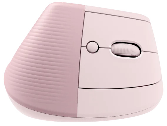 Logitech - Rato Laser Logitech Lift Vertical Ergonómico Wireless 4000DPI Rosa