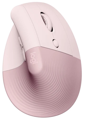 Picture of Picture of Rato Laser Logitech Lift Vertical Ergonómico Wireless 4000DPI Rosa