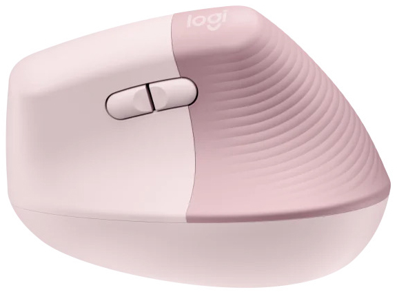 Logitech - Rato Laser Logitech Lift Vertical Ergonómico Wireless 4000DPI Rosa