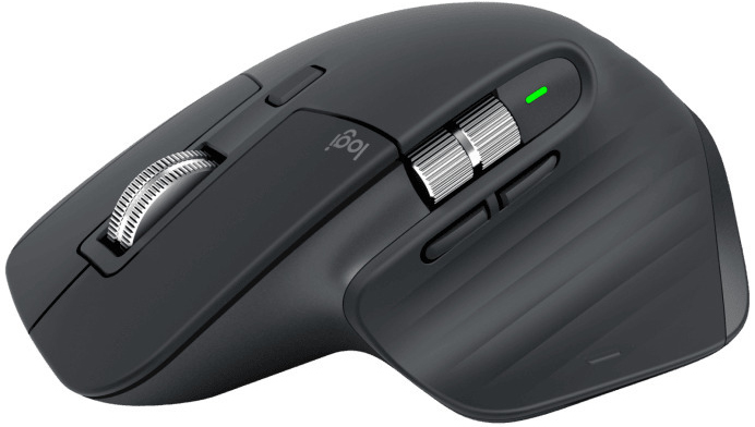 Logitech - Rato Óptico Logitech MX Master 3S Advanced Wireless 8000DPI Graphite