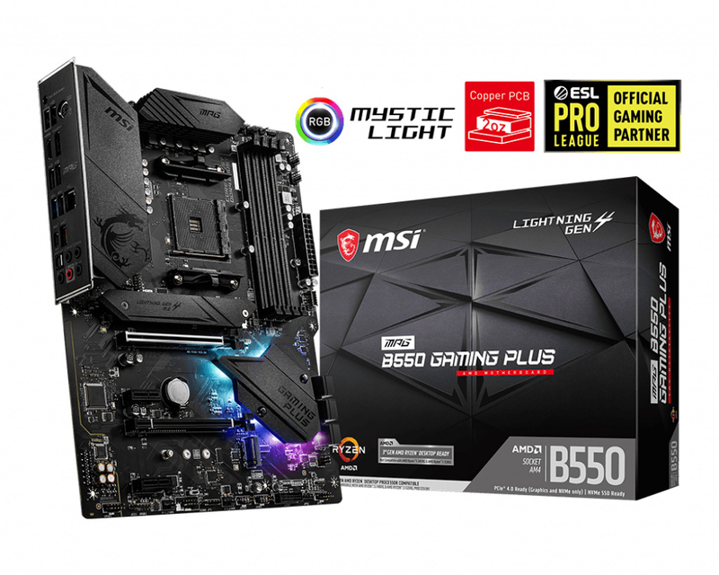 MSI - Motherboard MSI MPG B550 GAMING PLUS 