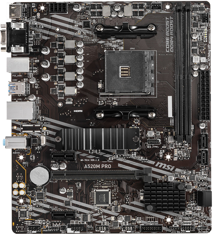 MSI - Motherboard MSI A520M PRO