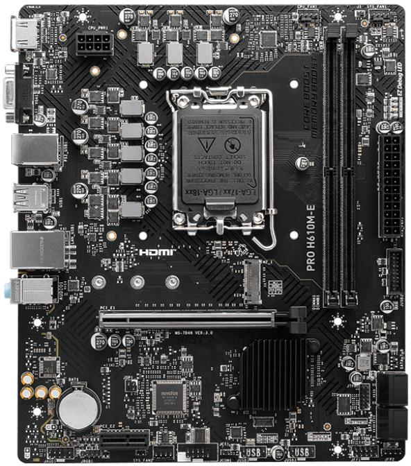 Picture of Picture of Motherboard MSI PRO H610M-E