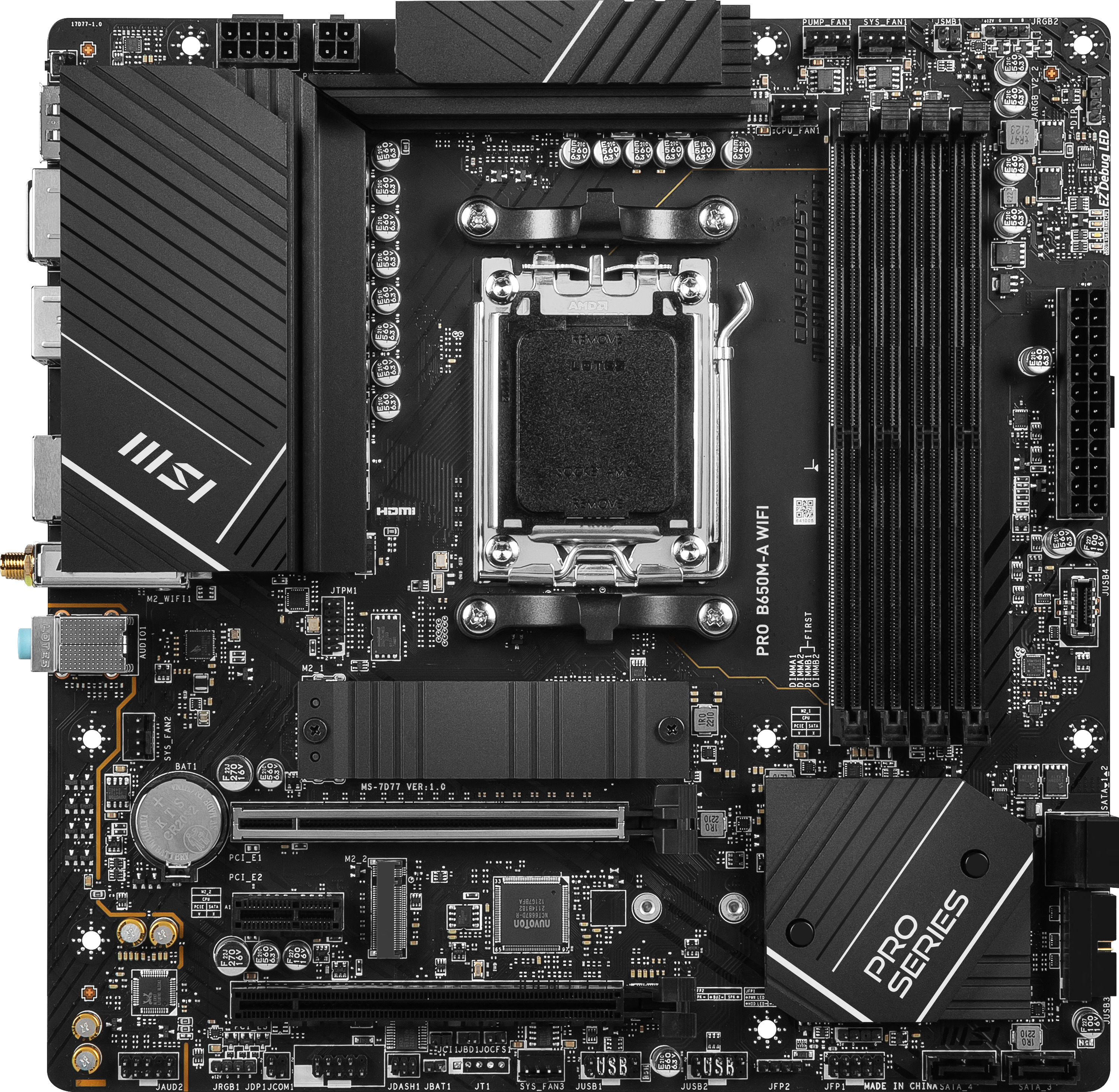 MSI - Motherboard MSI PRO B650M-A WIFI