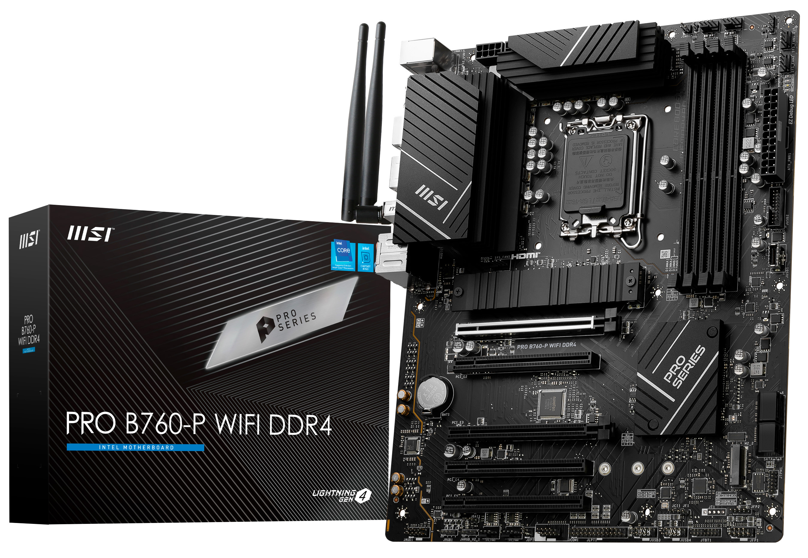 MSI - Motherboard MSI PRO B760-P WIFI DDR4