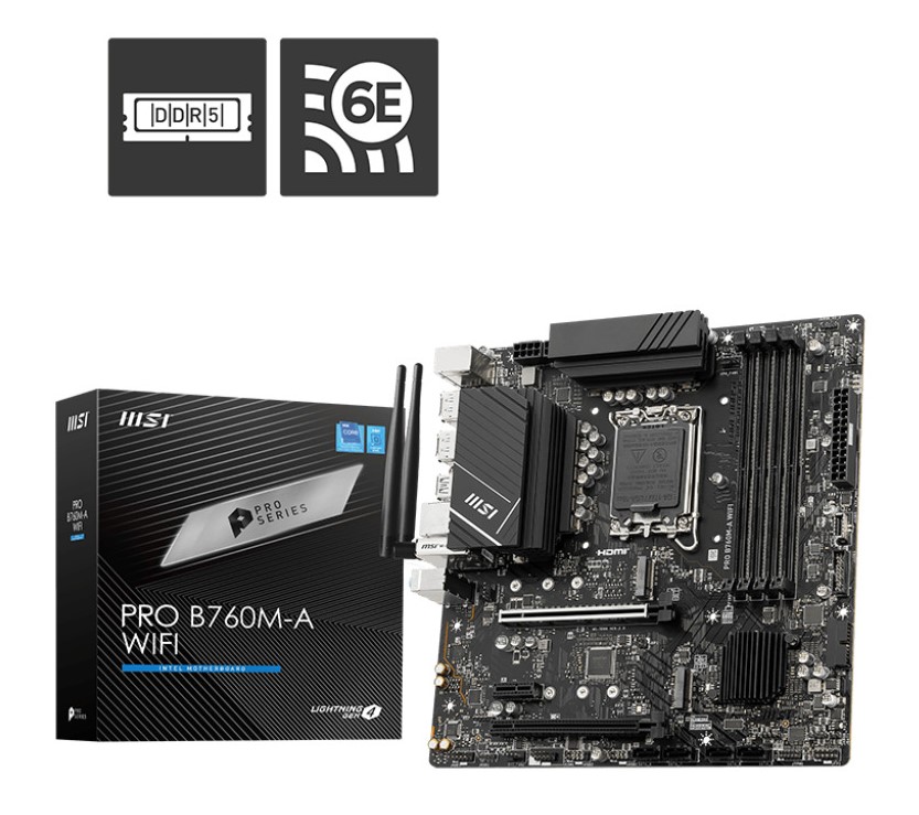 Picture of Picture of Motherboard MSI PRO B760M-A WiFi