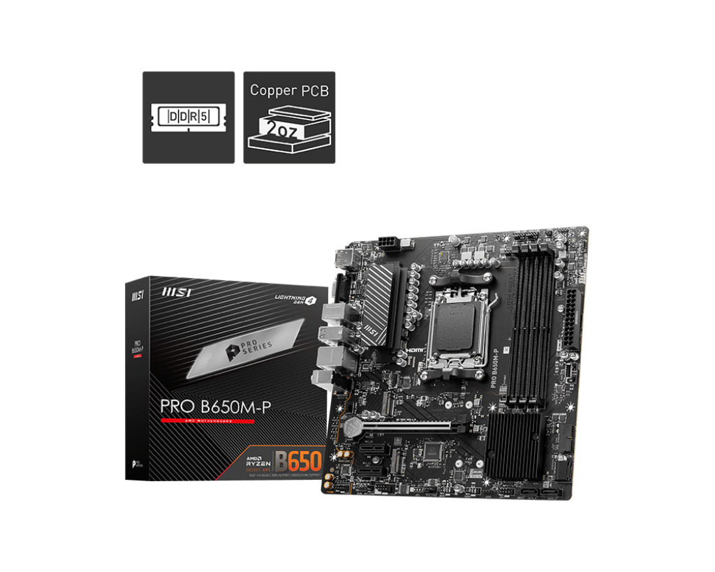 Picture of Picture of Motherboard MSI PRO B650M-P