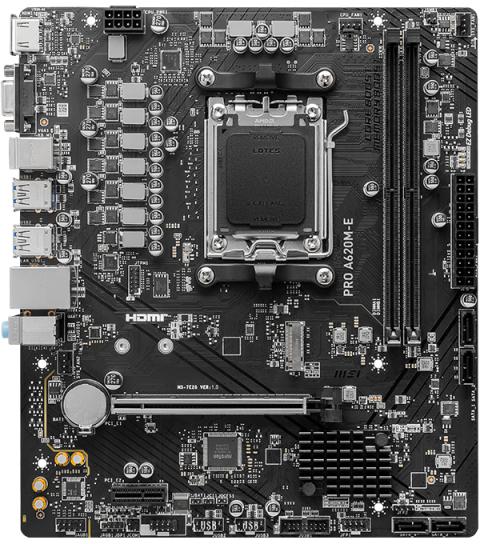 Picture of Picture of Motherboard MSI A620M-E