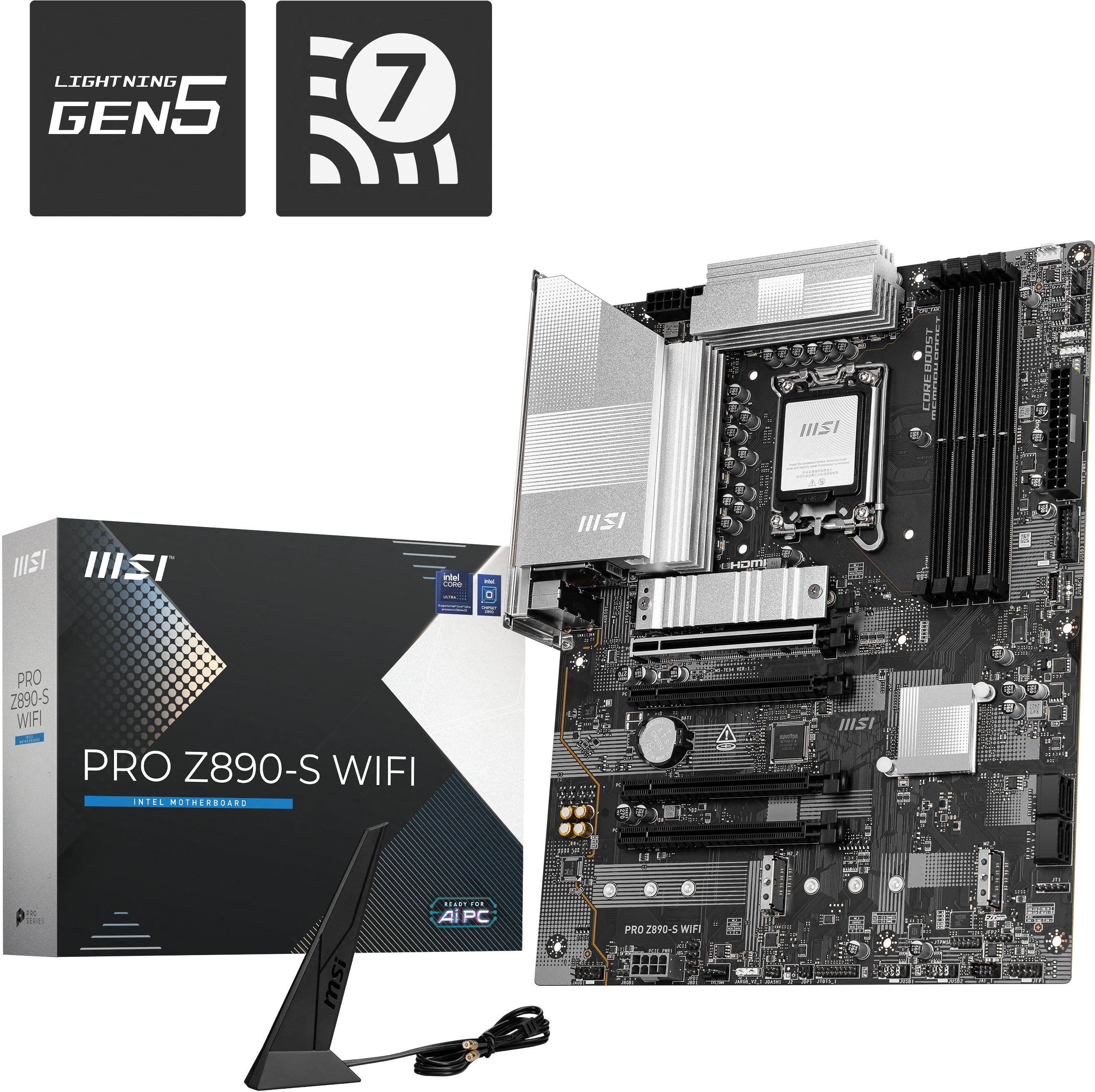 Picture of Picture of Motherboard MSI PRO Z890-S WIFI