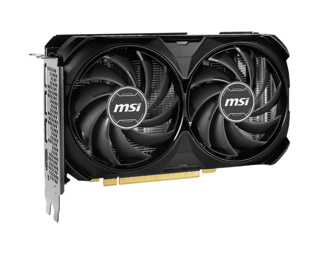 MSI - Gráfica MSI GeForce® RTX 4060 Ti VENTUS 2X BLACK OC 16GB GDDR6 DLSS3