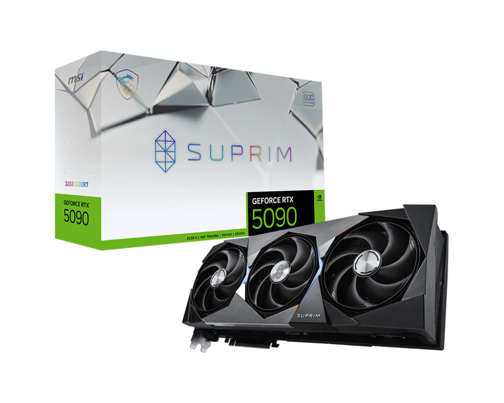 Picture of Picture of Gráfica MSI GeForce® RTX 5090 SUPRIM SOC 32GB GDDR7 DLSS4
