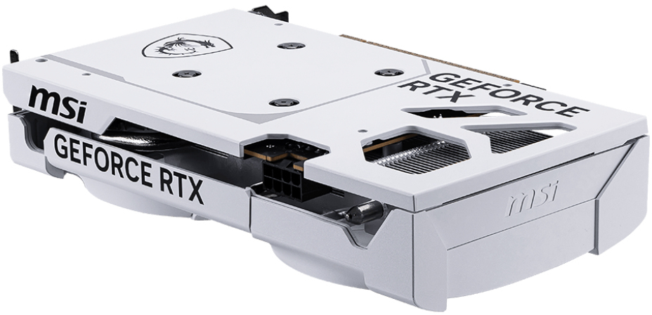 MSI - Gráfica MSI GeForce® RTX 5060 VENTUS 2X OC WHITE 8GB GDDR7 DLSS4