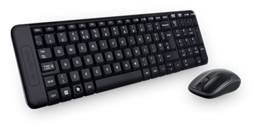 Logitech - Teclado+Rato Logitech MK220 Desktop Wireless (PT)