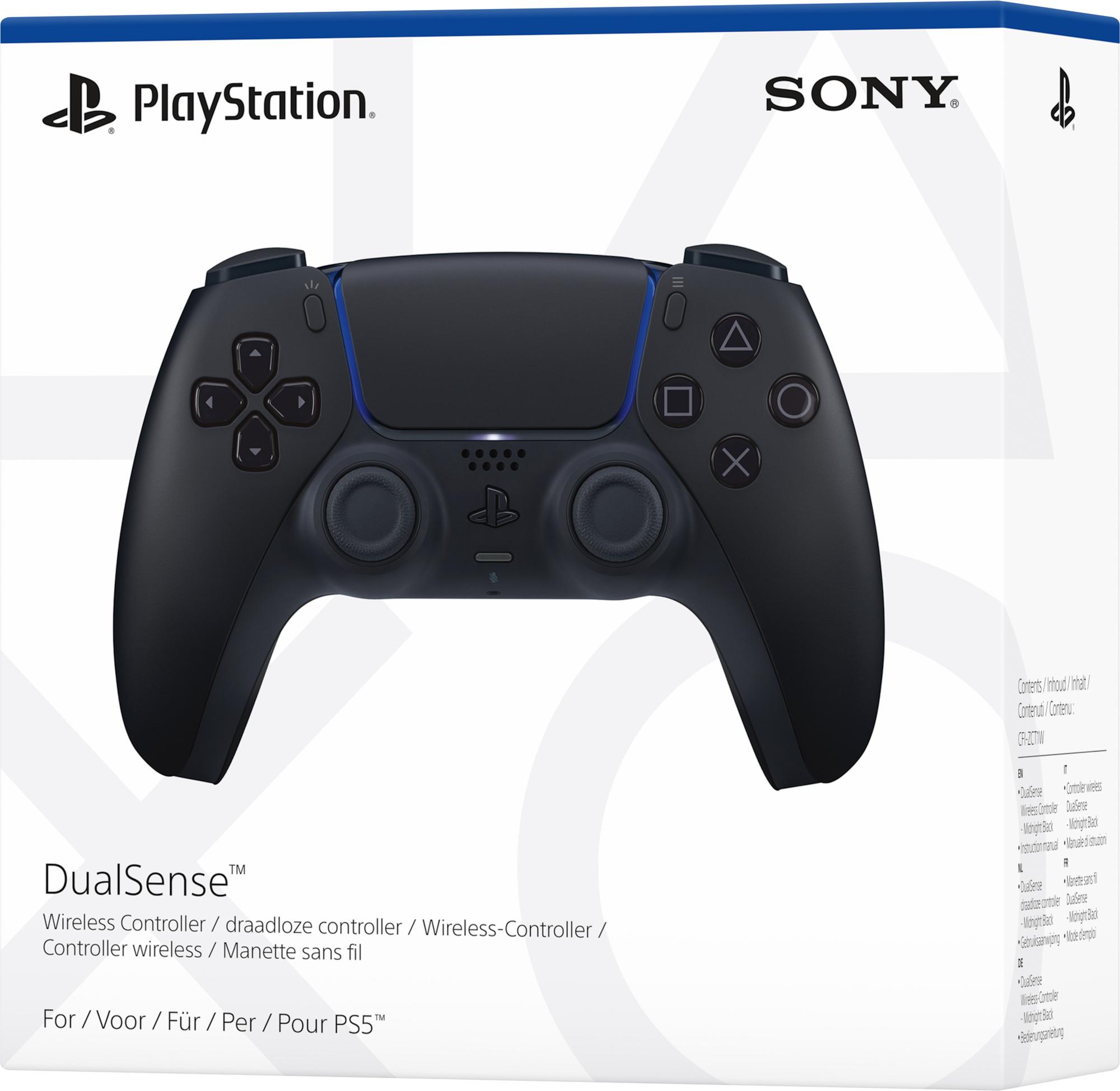 Sony - Gamepad Sony Playstation DualSense Wireless PS5 Preto