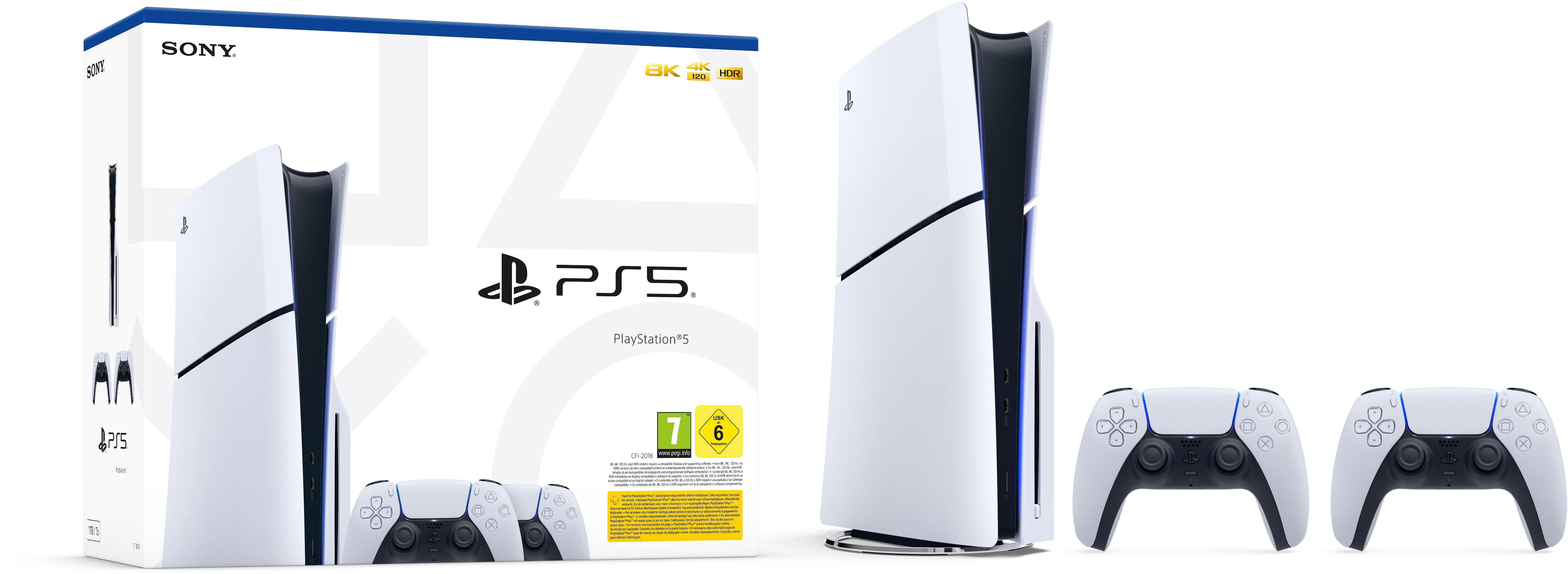Sony - Consola Sony Playstation 5 Slim Edição Digital 1TB + Gamepad Dualsense
