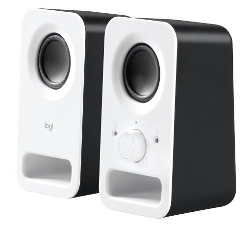 Logitech - Colunas 2.0 Logitech Z150 Brancas