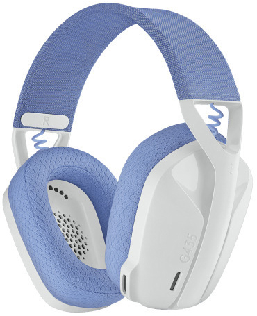 Logitech - Headset Logitech G Series G435 Lightspeed Wireless Branco/Azul
