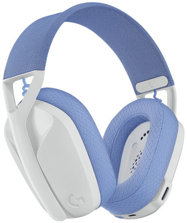Logitech - Headset Logitech G Series G435 Lightspeed Wireless Branco/Azul