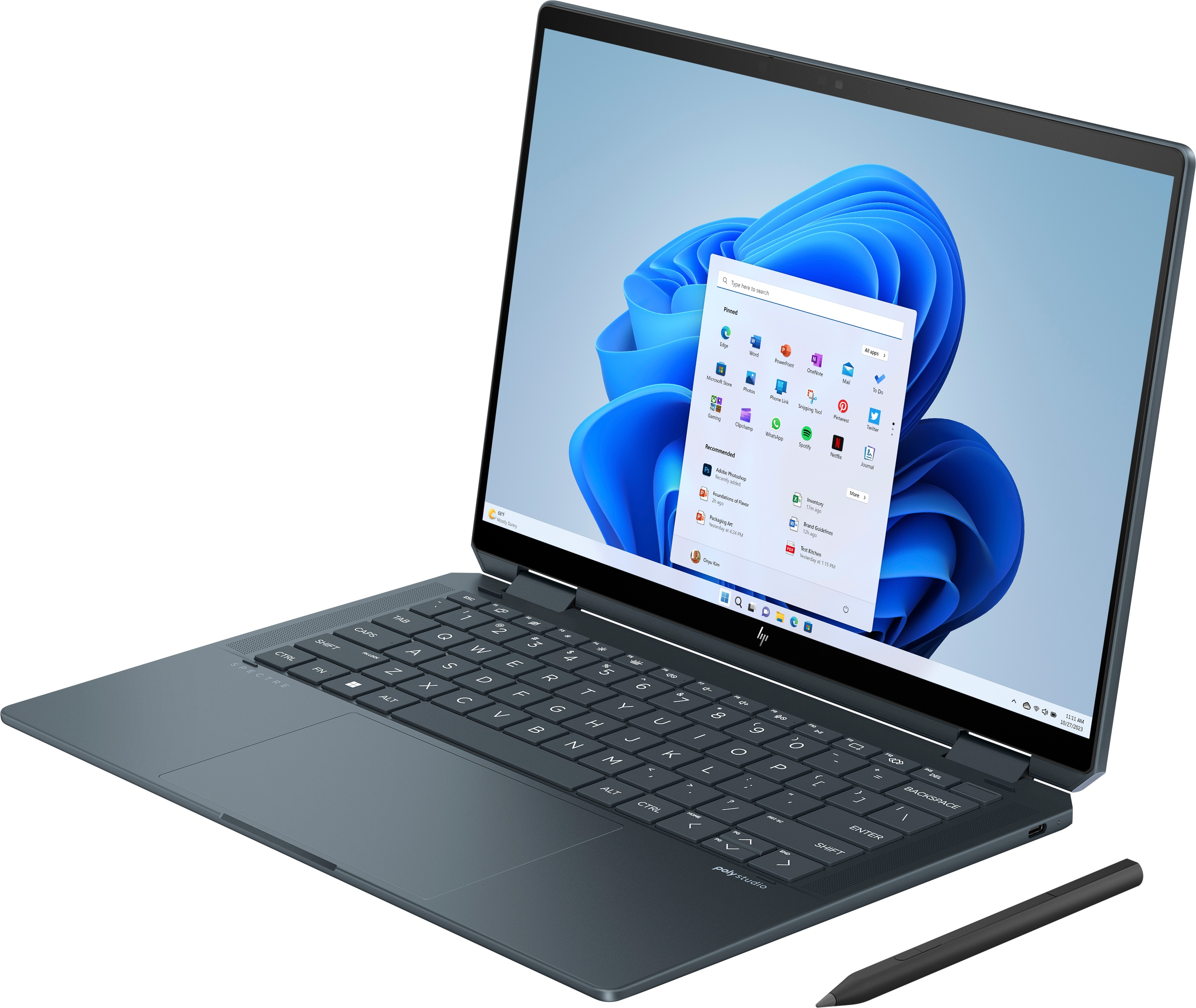 HP - Portátil HP Spectre X360 2-in-1 14-eu0003np 14" Ultra 7-155H 16GB DDR5 1TB Intel Arc 2.8K OLED Touch W11