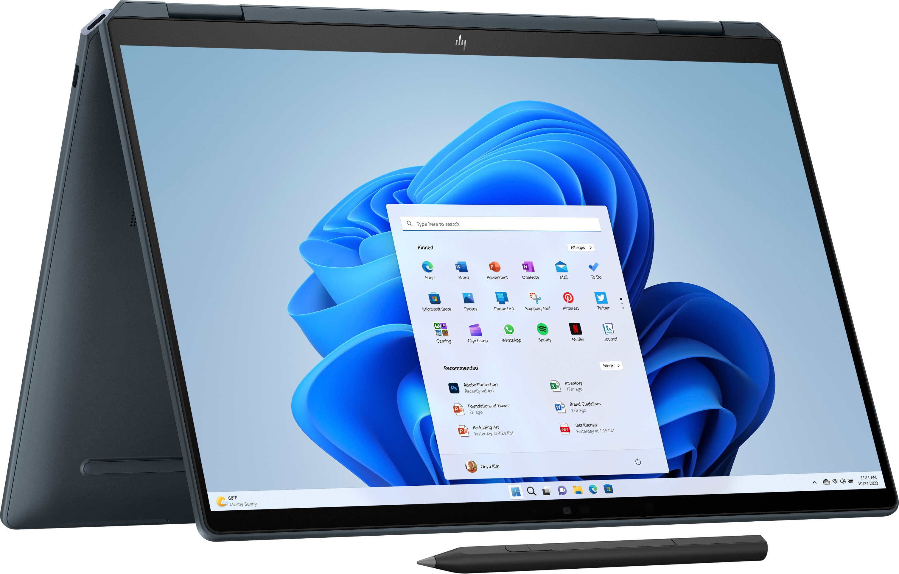 HP - Portátil HP Spectre X360 2-in-1 14-eu0003np 14" Ultra 7-155H 16GB DDR5 1TB Intel Arc 2.8K OLED Touch W11