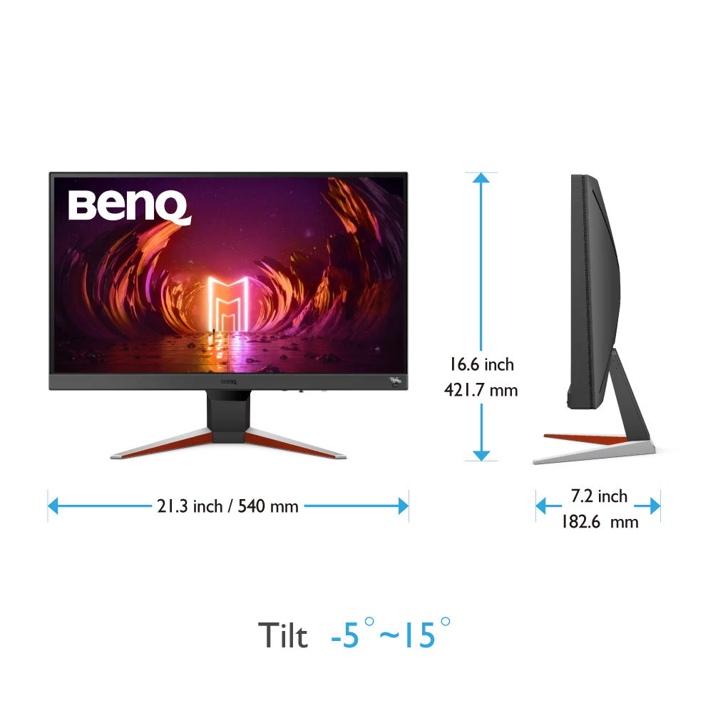 Benq - Monitor BenQ MOBIUZ 23.8" EX240N VA FHD 165Hz / 120Hz (PS5/Xbox X) 1ms FreeSync Premium