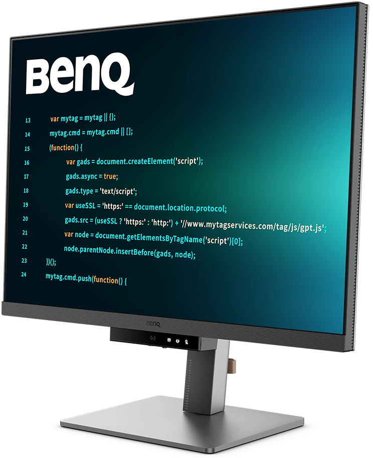 Picture of Picture of Monitor BenQ Programming 28.2" RD280U IPS 4K+ Daisy Chain USB-C (PD90W) Coding Modes Backlight MoonHalo