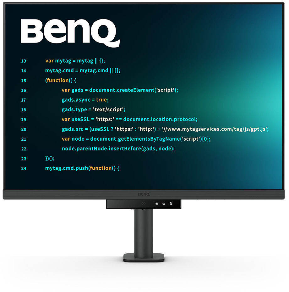 Picture of Picture of Monitor BenQ Programming 28.2" RD280UA IPS 4K+ Daisy Chain USB-C (PD90W) Coding Modes Backlight e Flexible Arm