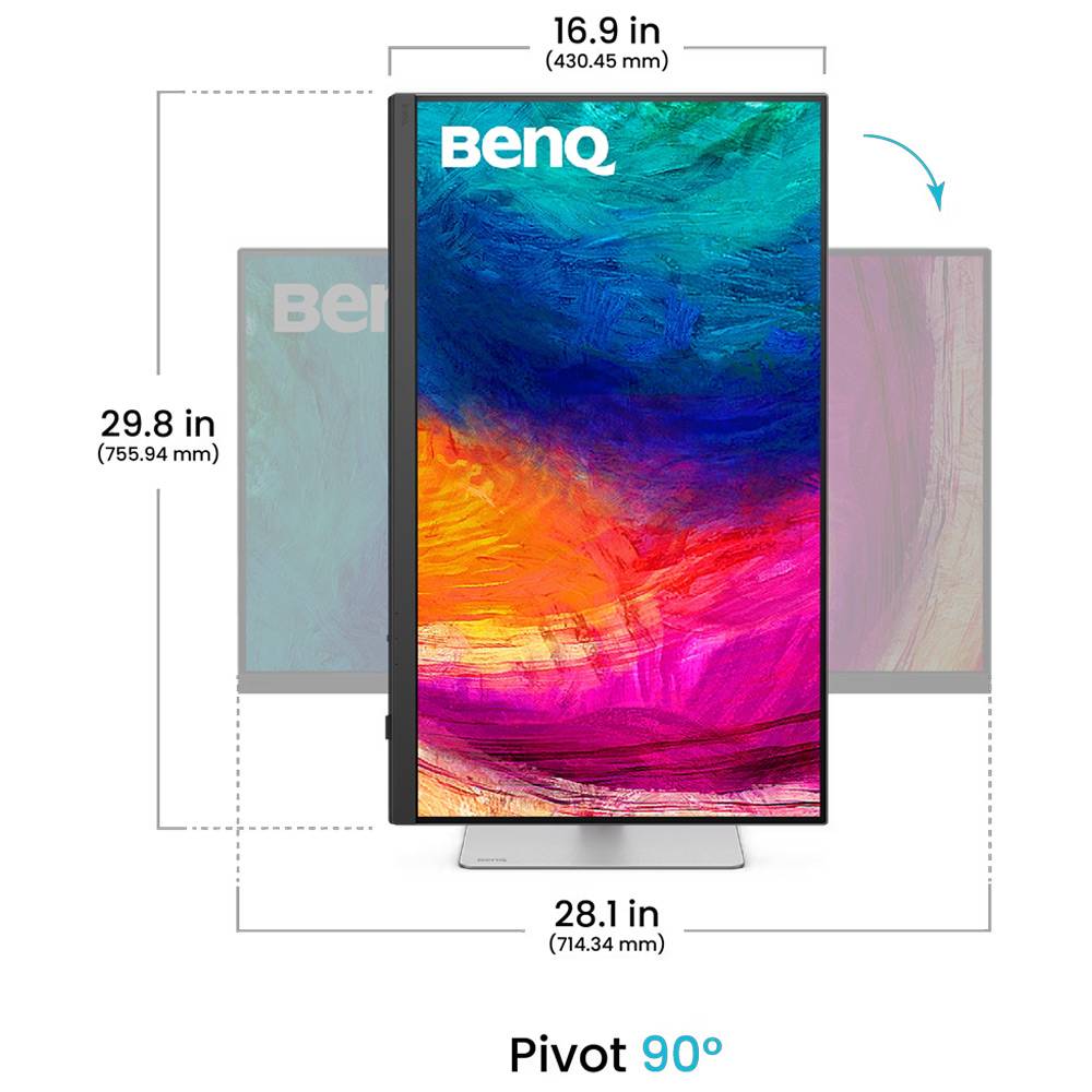 Benq - Monitor BenQ DesignVue 27" PD3226G IPS 4K 144Hz 1ms Thunderbolt 4 DisplayHDR 400