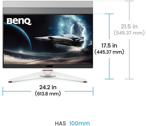 Benq - Monitor BenQ MOBIUZ 27" EX271Q IPS QHD 180Hz 1ms FreeSync Display HDR400 Game Console Compatibility