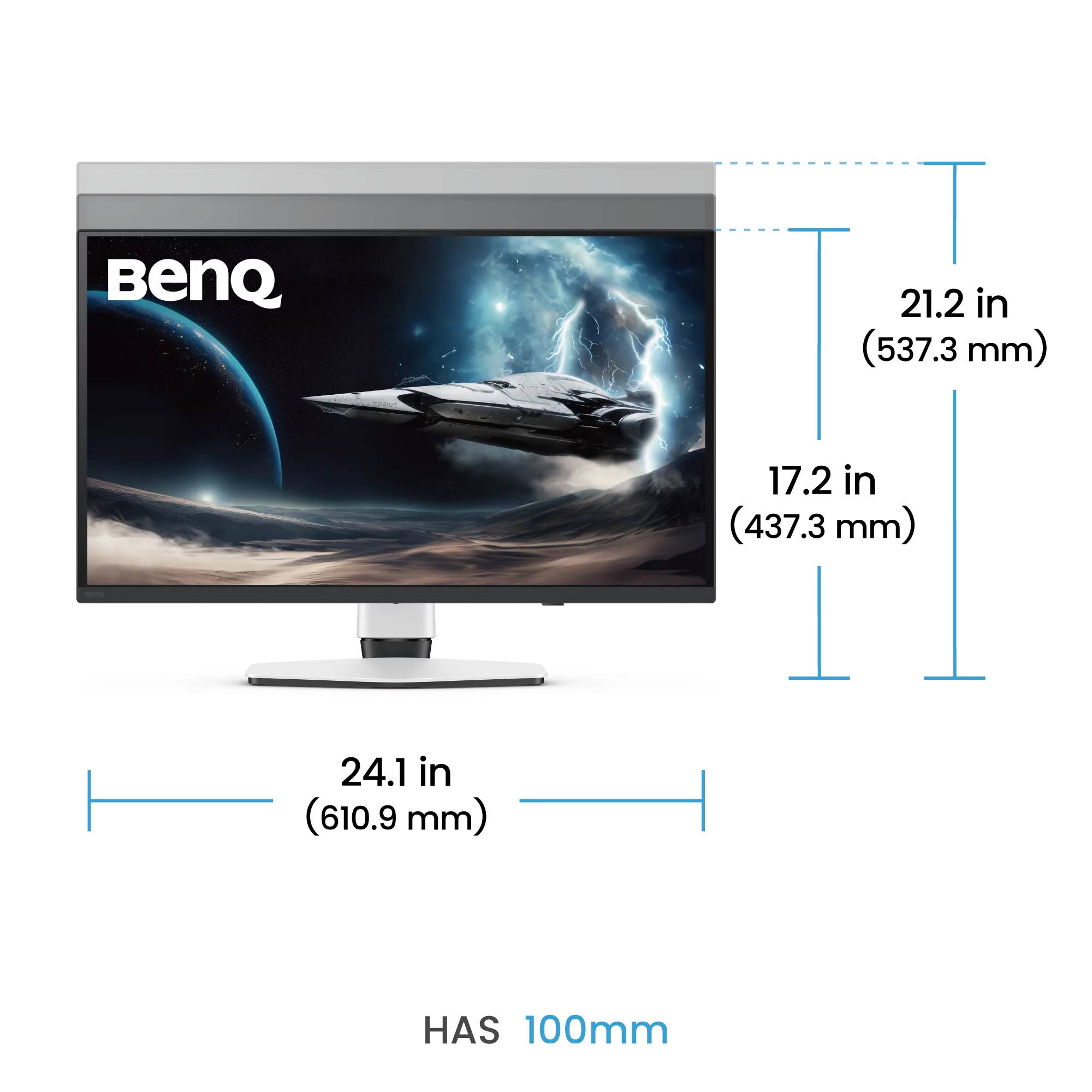 Benq - Monitor BenQ MOBIUZ 27" EX271UZ QD-OLED 4K 4K UHD 16:9 240Hz FreeSync Premium Pro