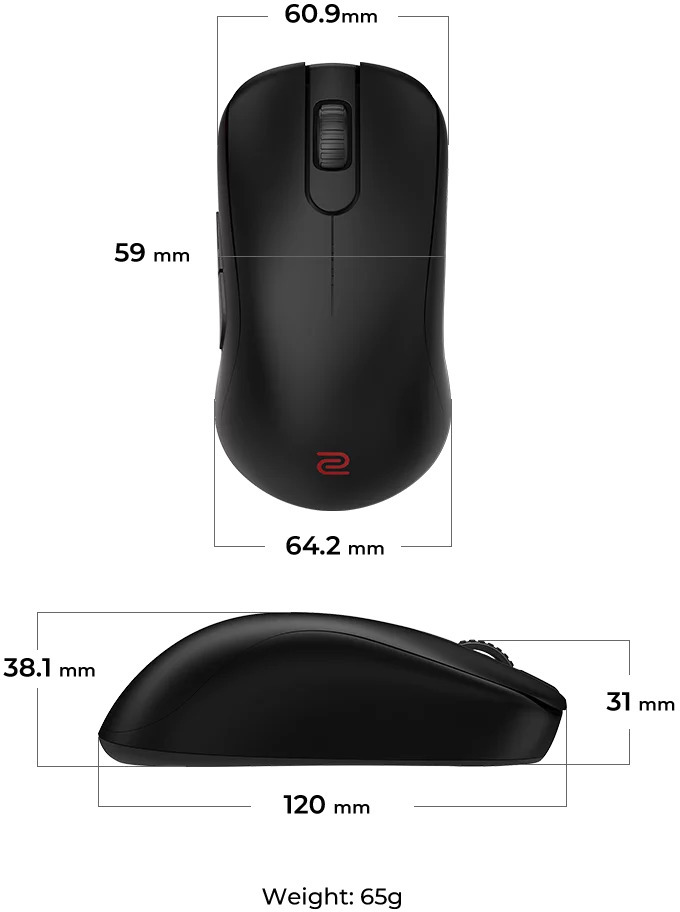 Benq - Rato BenQ ZOWIE S2-DW 4K Wireless